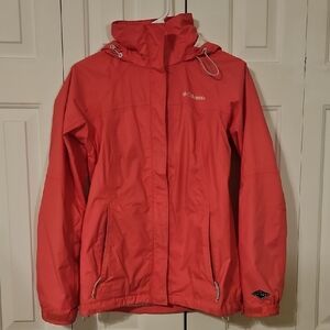Columbia Women's Pink Rain Jacket - SMALL